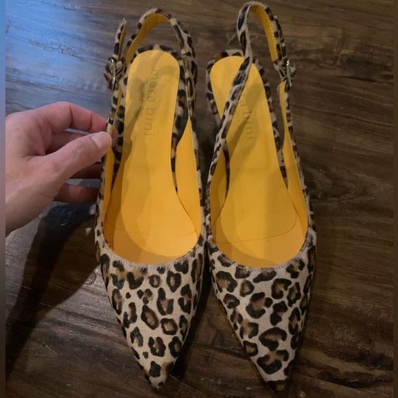 Leopard print slingback heel. - Picture 4 of 6